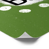 Allons au bowling Poster Wall Art (Coin)