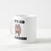 ALLONS BRANDON BULL DOG Coffee Mugs (Devant gauche)