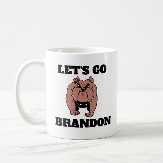 ALLONS BRANDON BULL DOG Coffee Mugs (Gauche)