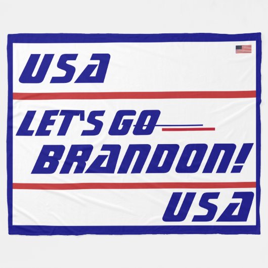 Allons Brandon ! Couverture Polaire (Devant (Horizontal))