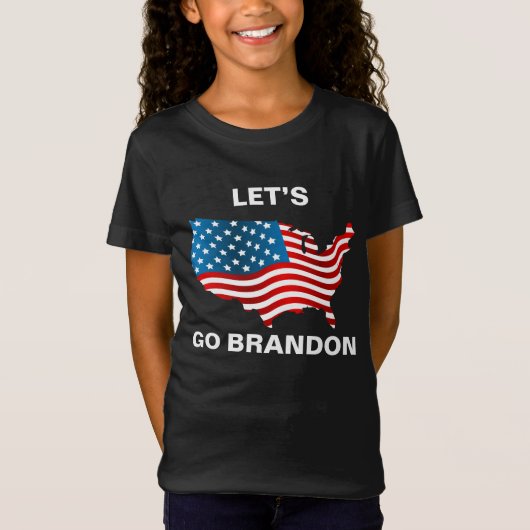 Allons Brandon filles T-shirt (Devant)