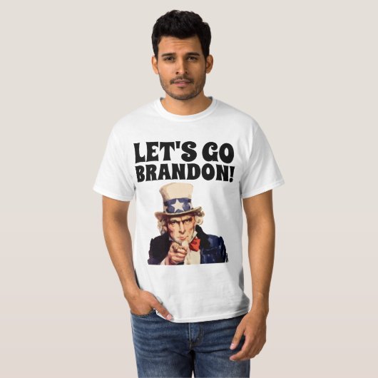 ALLONS BRANDON FOU**k JOE BIDEN T-SHIRTS (Devant entier)
