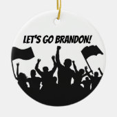 ALLONS BRANDON ! Ornement de Noël (Devant)