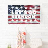 ALLONS BRANDON ! [Police 1] Bannière de vinyle (En situation)