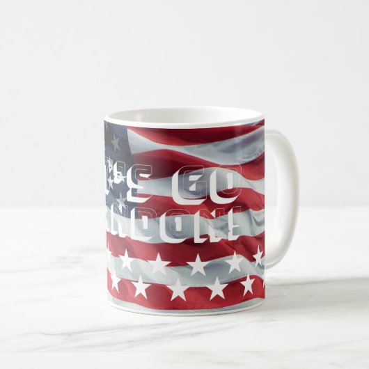 ALLONS BRANDON ! [Police 4] Mug classique (Devant droit)