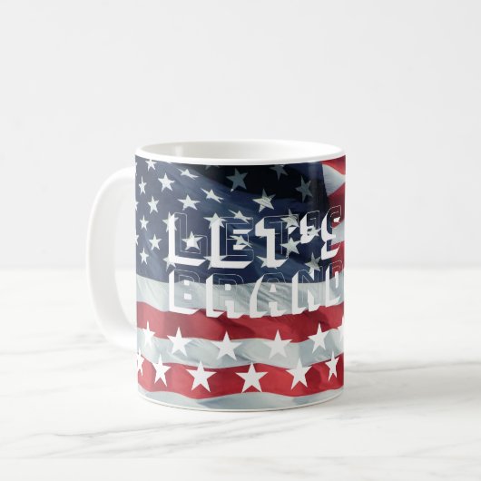 ALLONS BRANDON ! [Police 4] Mug classique (Devant gauche)