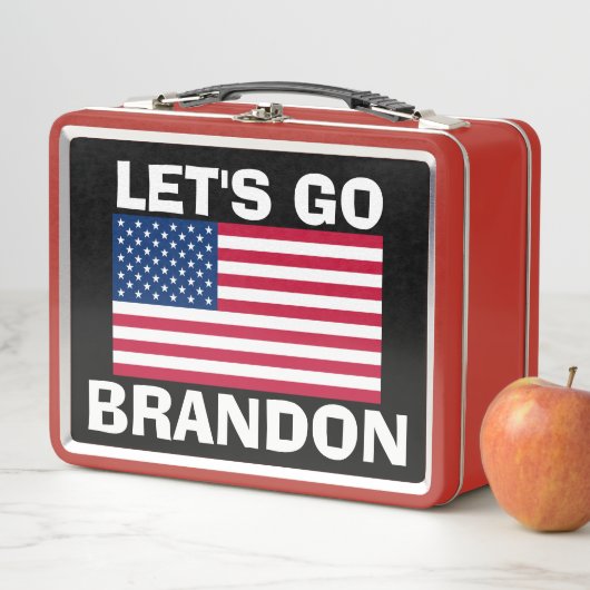ALLONS BRANDON RETRO METAL LUNCHBOX (En situation)