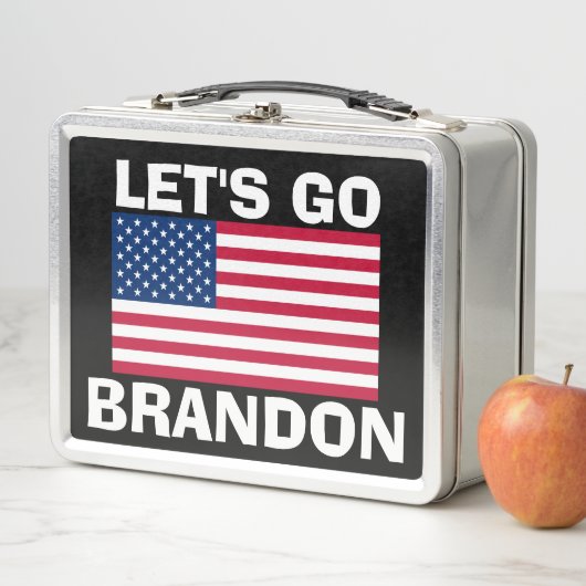 ALLONS BRANDON RETRO METAL LUNCHBOX (En situation)