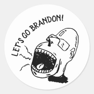 ALLONS BRANDON ! STICKERS FUNNY