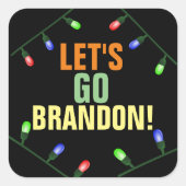 ALLONS BRANDON ! Stickers NOËL (Devant)