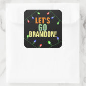 ALLONS BRANDON ! Stickers NOËL (Sac)