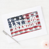 ALLONS BRANDON ! Stickers [Police 6] (Enveloppe)