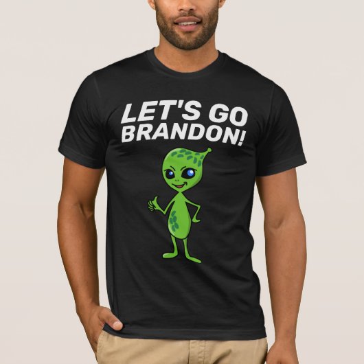 ALLONS BRANDON ! T-SHIRTS ALIENS (Devant)