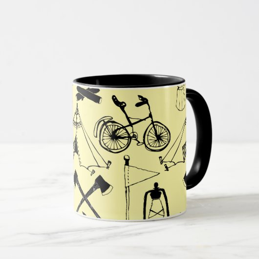 Allons camper la tasse (Devant droit)