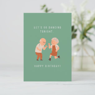 Allons danser Carte Anniversaire