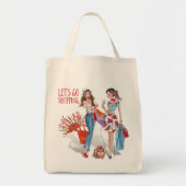 Allons faire du shopping | Sac fourre-tout (Devant)