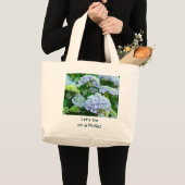 Allons faire un pique-nique ! Sac bleu Hydrangeas (Devant (produit))