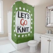 Allons Knit Douche Rideau (En situation)