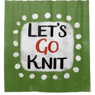 Allons Knit Douche Rideau