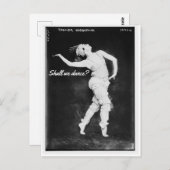 Allons-Nous Danser ? Carte postale (Devant / Derrière)