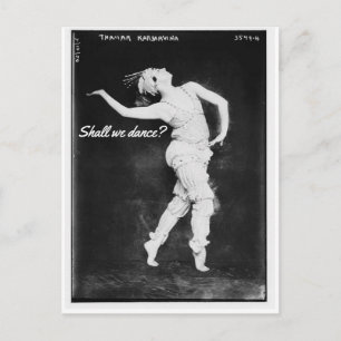 Allons-Nous Danser ? Carte postale