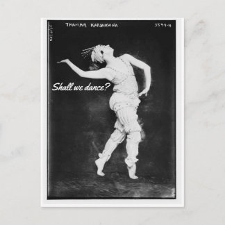 Allons-Nous Danser ? Carte postale