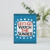 Allons Regarder La Carte Postale Sunset (Debout devant)