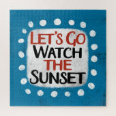 Allons regarder le Puzzle Coucher du soleil (Vertical)