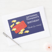 Allons Sur Les Stickers Rectangle Des Films (Enveloppe)