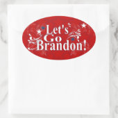 Allons voir Brandon Bandana Stickers (Sac)