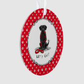Allons-y ! Black Lab Labrador Retriever Cute (devant)