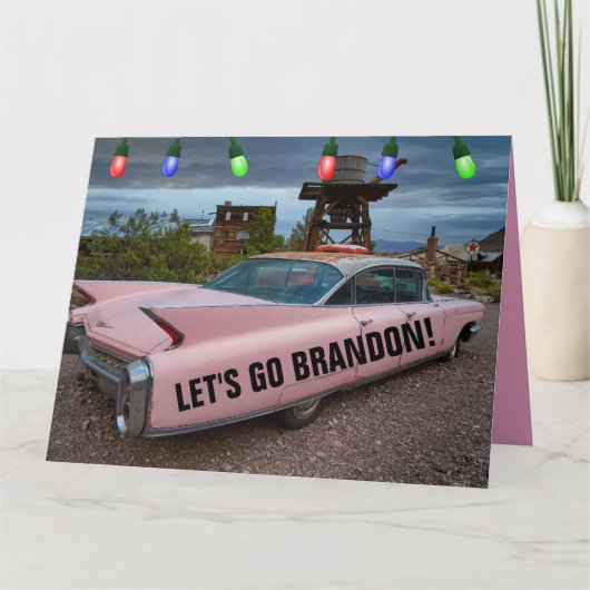 ALLONS-Y BRANDON ! CADDY ROSE CARTES DE NOËL GRAND (Devant)