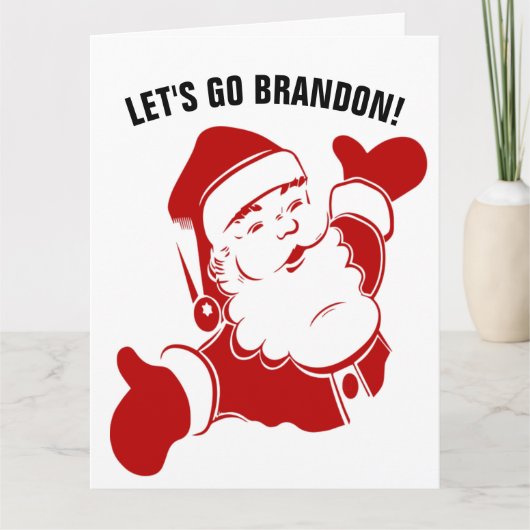 ALLONS-Y BRANDON ! CARTES DE NOËL GÉANTES DU PÈRE  (Devant)