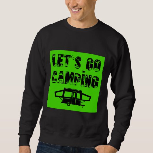 Allons-y Camping - Sweatshirt Popup (Devant)
