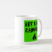 Allons-y Camping - Tente Coffee Mug (Devant droit)
