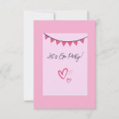 Allons-y Invitation de fête (Devant)