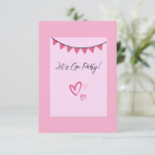 Allons-y Invitation de fête (Debout devant)