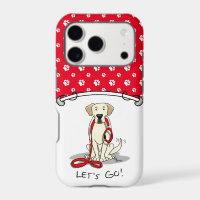 Allons-y ! Labrador Retriever jaune Chien Mignon