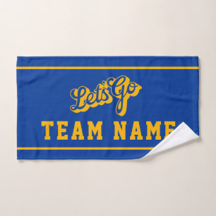 Allons-y Rallye personnalisé Équipe Bleu et Or