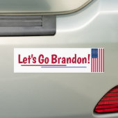 Allons-y Sticker Brandon Bumper (En voiture)