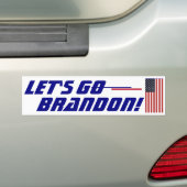 Allons-y Sticker Brandon Bumper (En voiture)