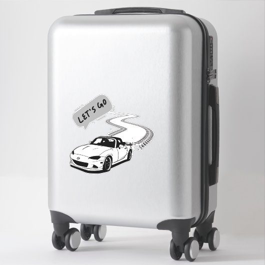 Allons-y Sticker Car (Sur valise)