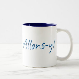 Allons-y Tweekleurige Koffiemok