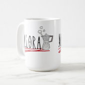 Allora en Moka Espresso Maker Koffiemok (Voorkant links)