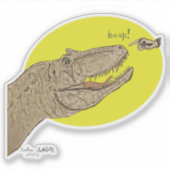 Allosaurus Boop Sticker (Devant)