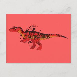 Allosaurus Briefkaart