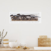 Allosaurus Hunting Party Poster (Keuken)