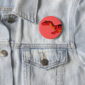 Allosaurus Ronde Button 5,7 Cm (In situ)