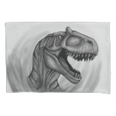 Allosaurus Sketch Kussensloop (Voorkant)