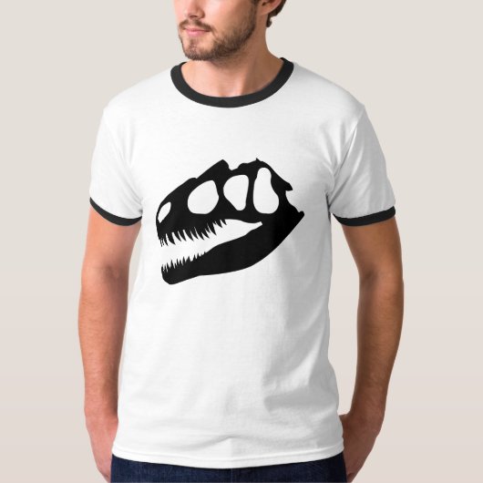 ALLOSAURUS SKULL T-SHIRT (Voorkant)